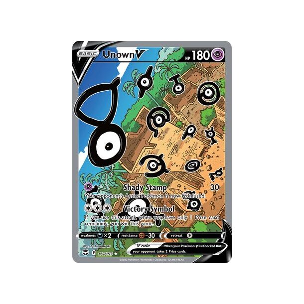 Unown Alternate Art V