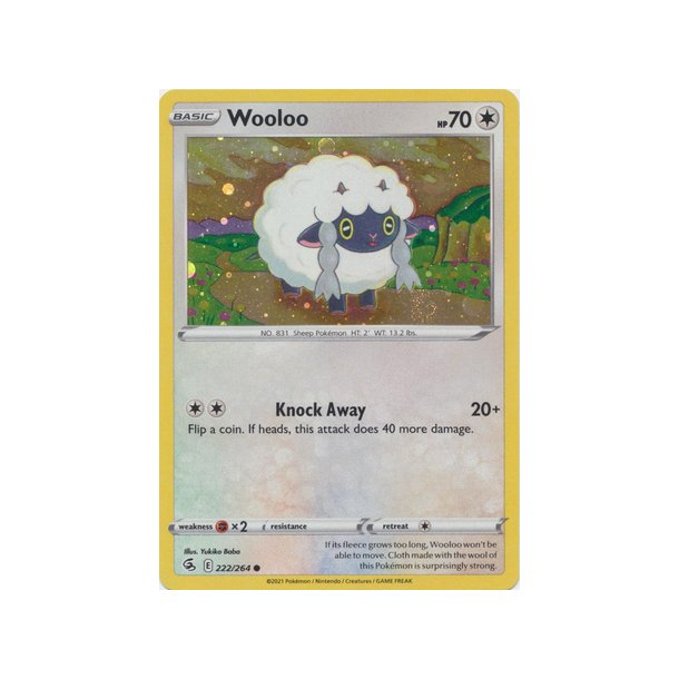 Wooloo Holo Rare