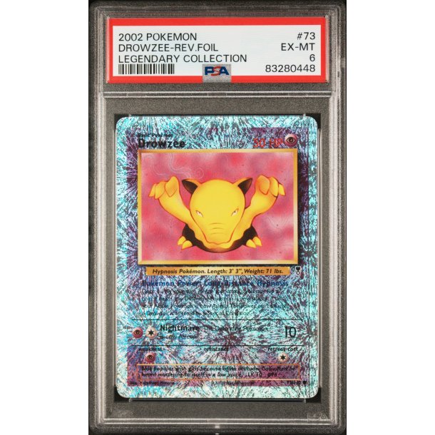 Drowzee Reverse Foil - PSA 6