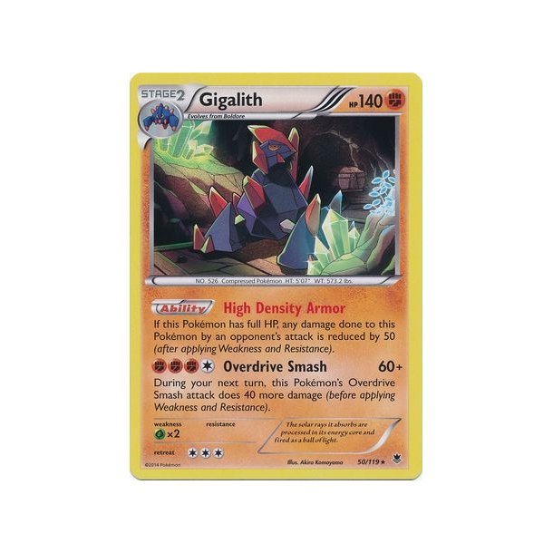 Gigalith Holo Rare