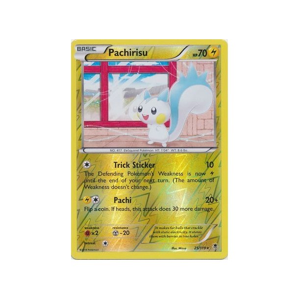 Pachirisu Holo Rare