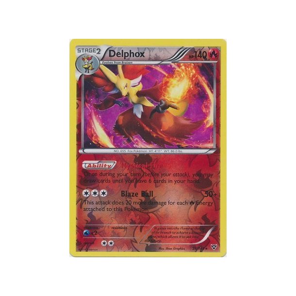 Delphox Holo Rare