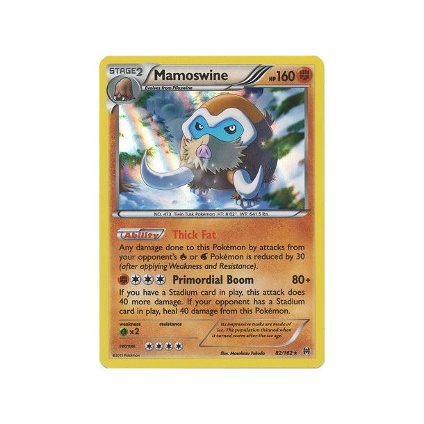 Mamoswine Holo Rare