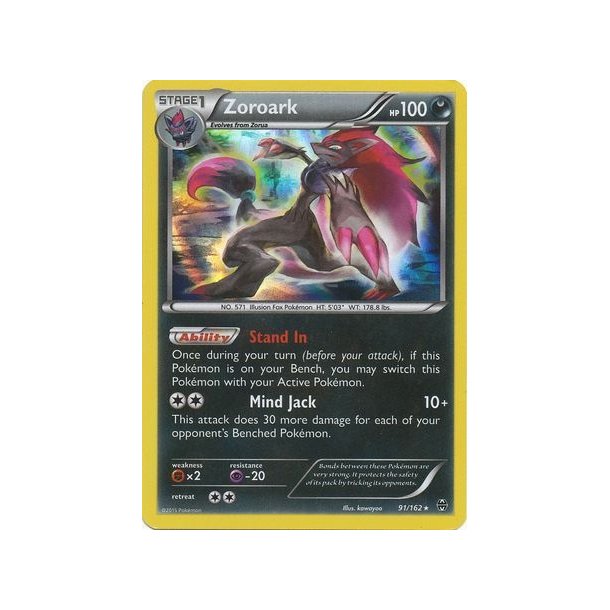 Zoroark Holo Rare
