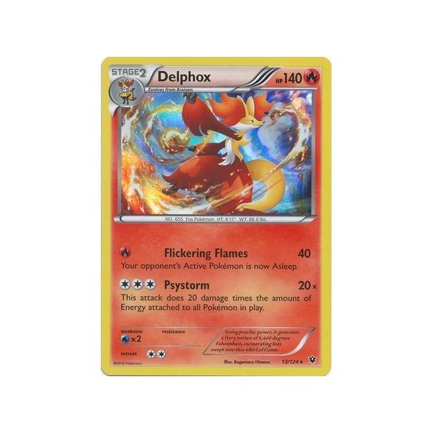 Delphox Holo Rare