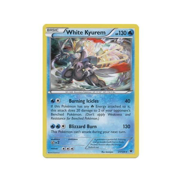 White Kyurem Holo Rare