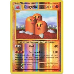 Dugtrio Holo Rare