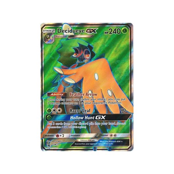 Decidueye Full Art Jumbo GX