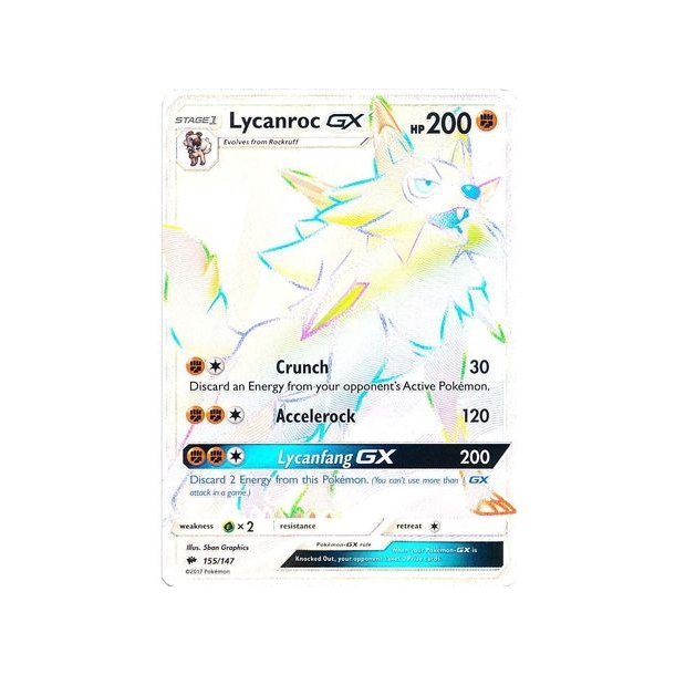 Lycanroc Hyper Rare GX