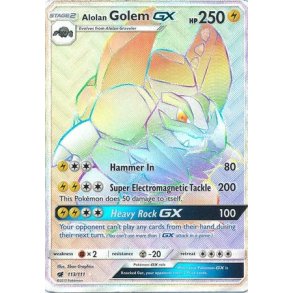 Alolan Golem Hyper Rare GX