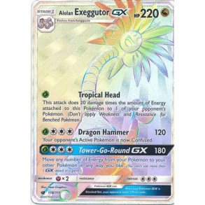 Alolan Exeggutor Hyper Rare GX