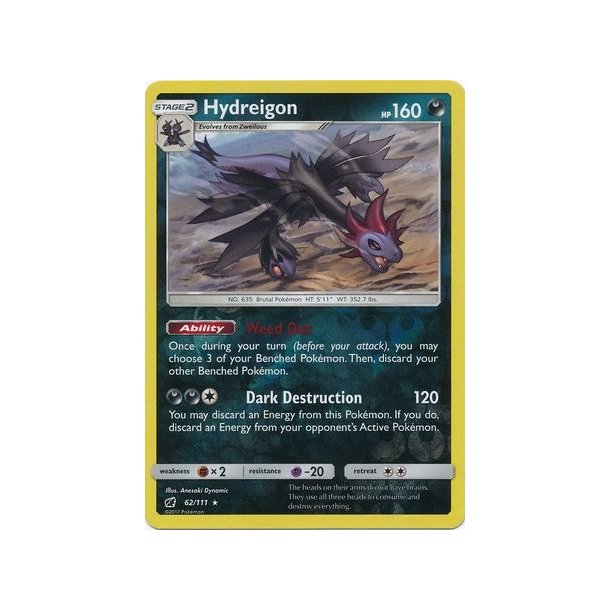 Hydreigon Holo Rare