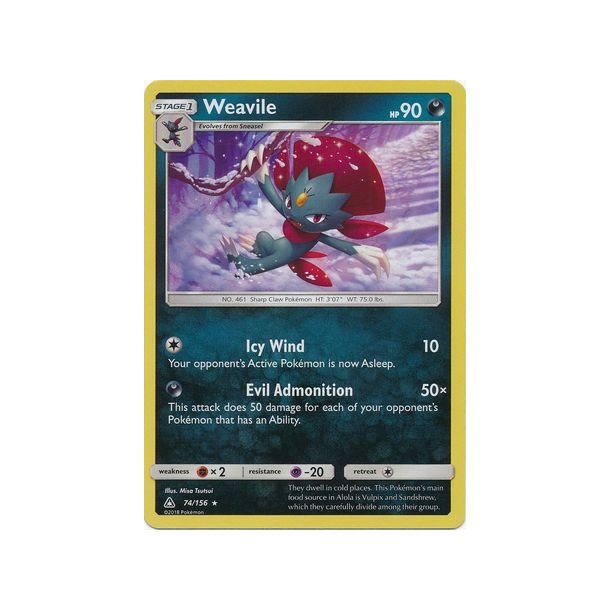 Weavile Holo Rare