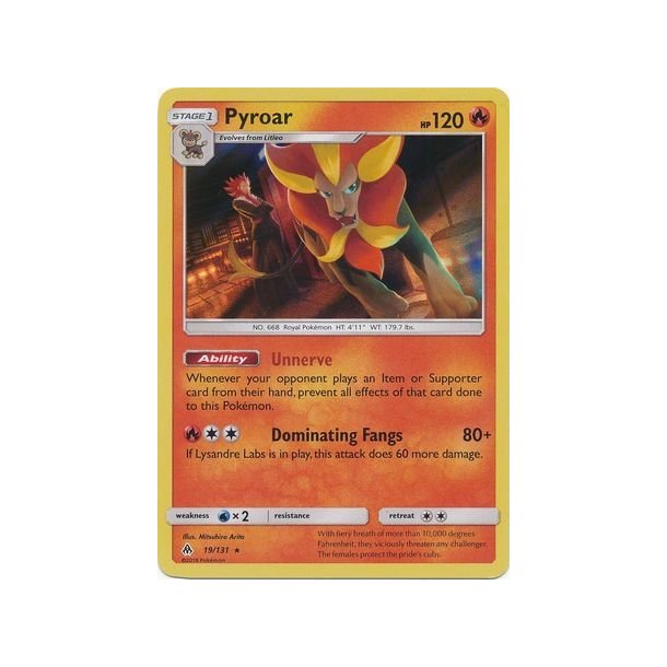 Pyroar Holo Rare