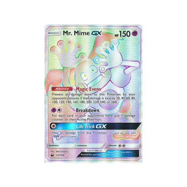 Mr. Mime Hyper Rare GX