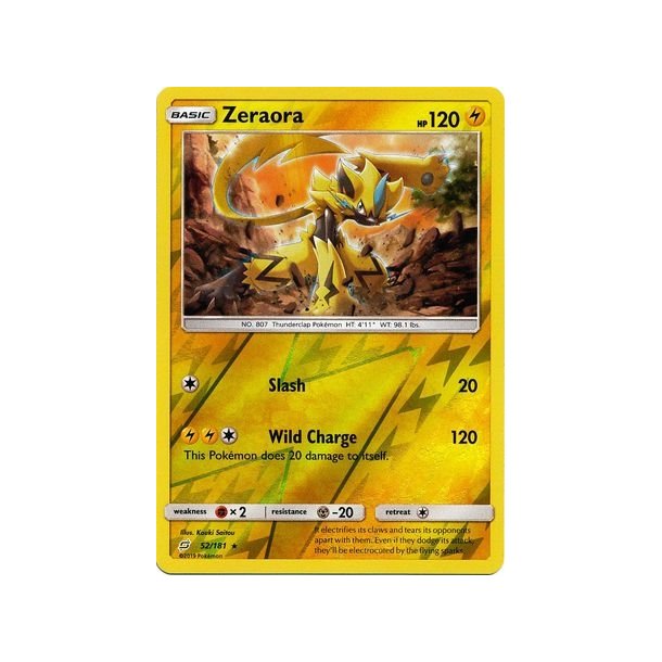 Zeraora Holo Rare