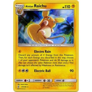 Alolan Raichu Holo Rare
