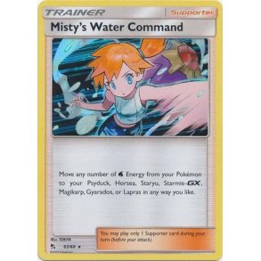 Misty's Water Command Holo Rare