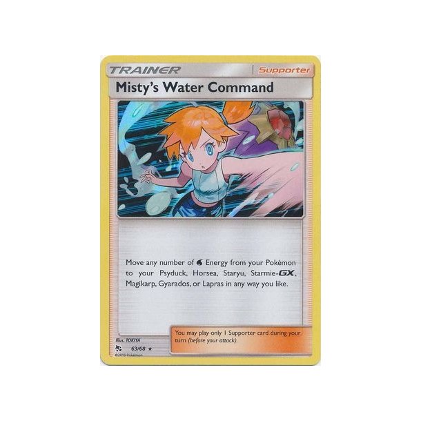 Misty's Water Command Holo Rare