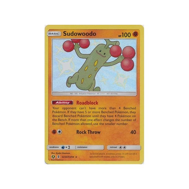Sudowoodo Shiny Rare