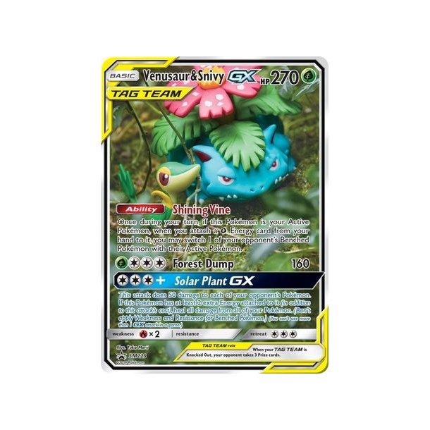 Venusaur &amp; Snivy GX