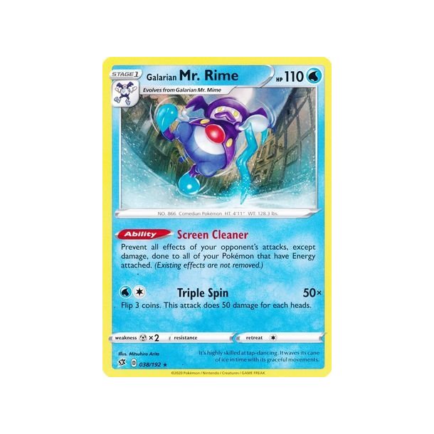 Galarian Mr. Rime Rare