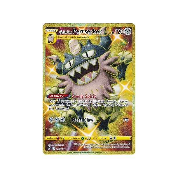 Galarian Perrserker Secret Rare