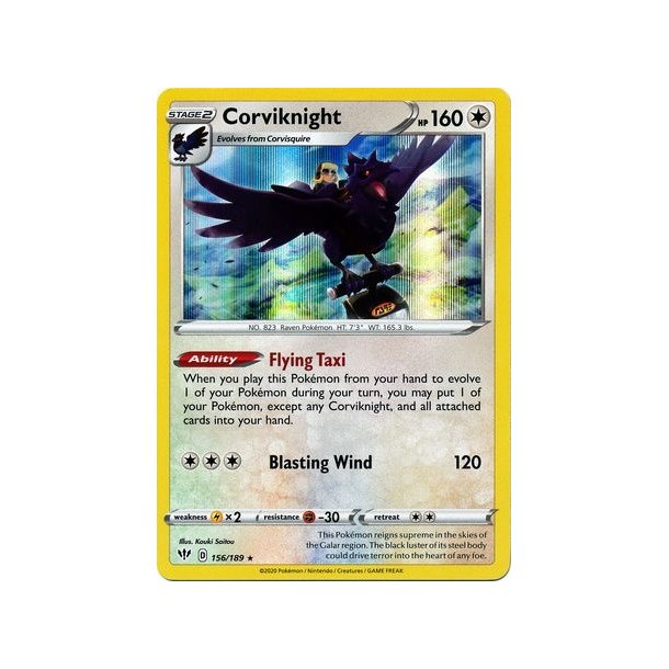 Corviknight Holo Rare