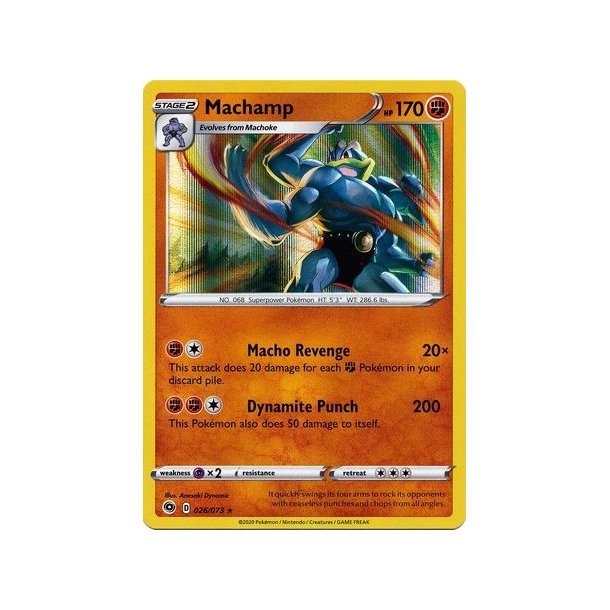 Machamp Holo Rare
