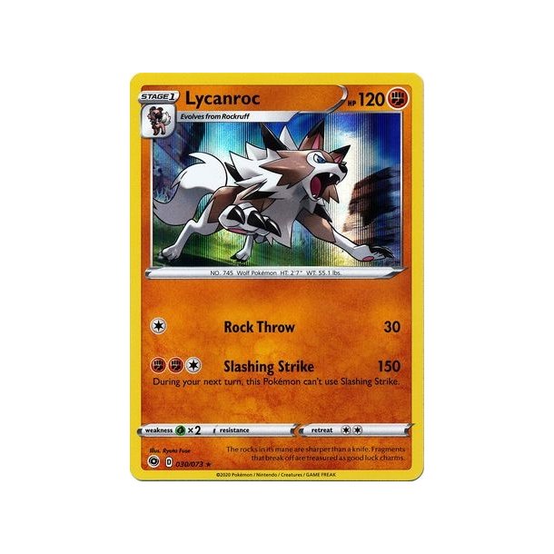 Lycanroc Holo Rare