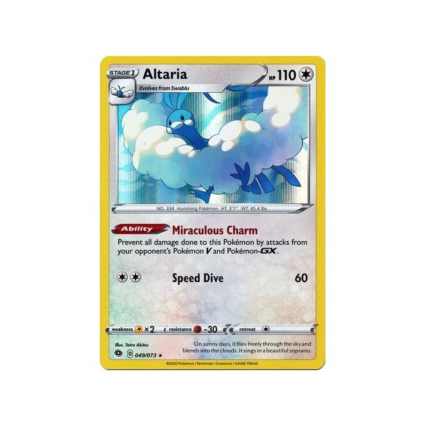 Altaria Holo Rare