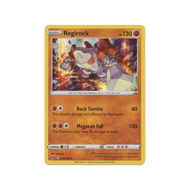Regirock Holo Rare