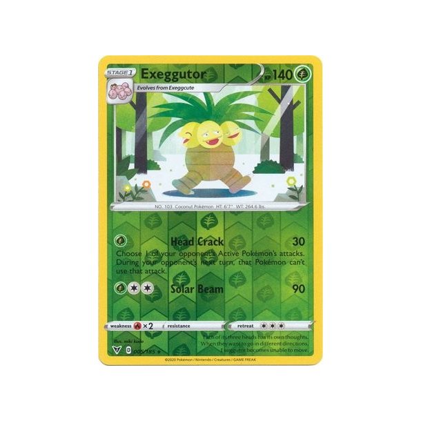 Exeggutor Holo Rare