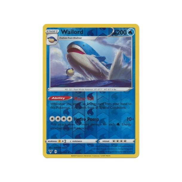 Wailord Holo Rare
