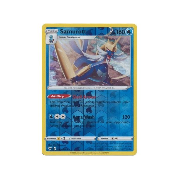 Samurott Holo Rare