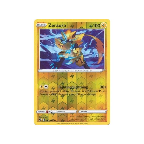 Zeraora Holo Rare