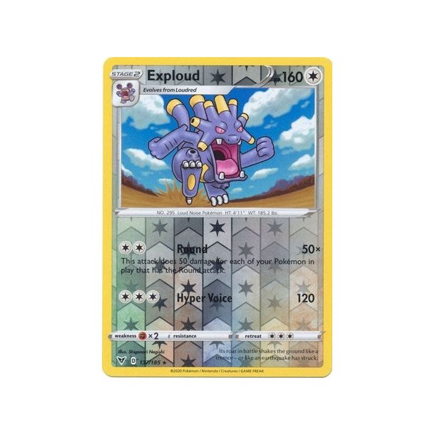 Exploud Holo Rare