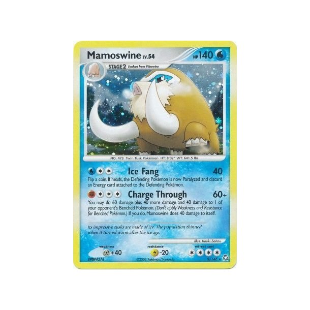 Mamoswine Holo Rare