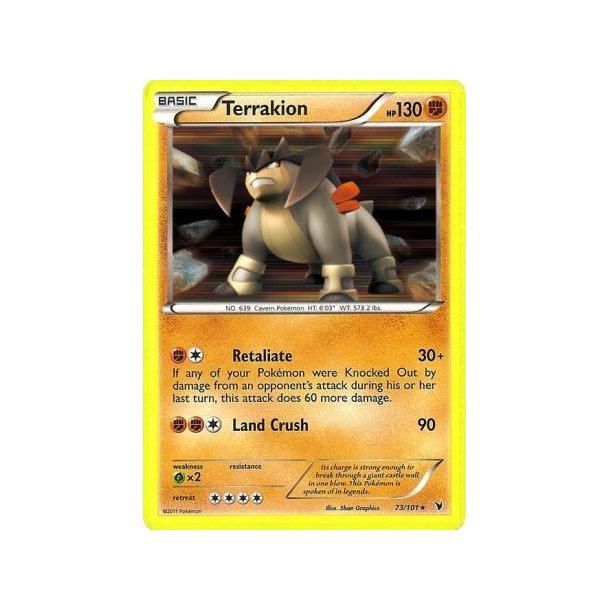 Terrakion Holo Rare