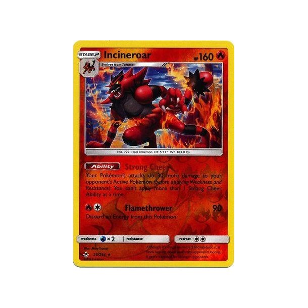 Incineroar Holo Rare