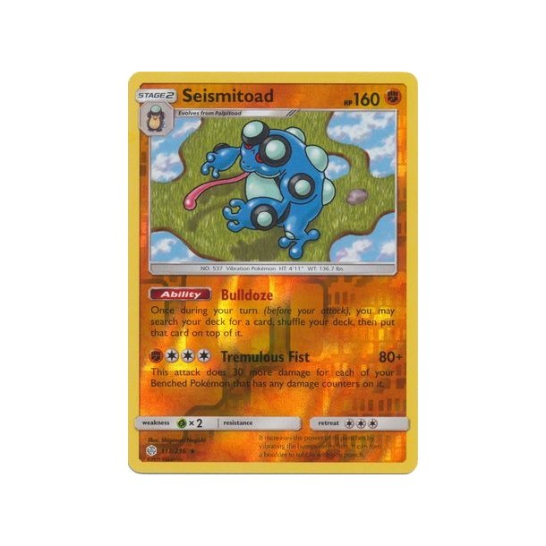 Seismitoad Holo Rare